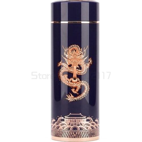 Insulation cup, sterling silver hand-made 350 ml stainless steel portable coffee cup, perfect for office or living room