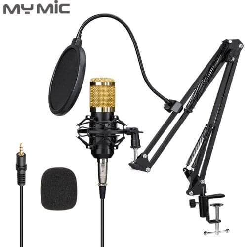 My Mic BM800GX Condenser Recording Microphone Studio Best Selling With Adjustable Arm Stand For Broadcasting