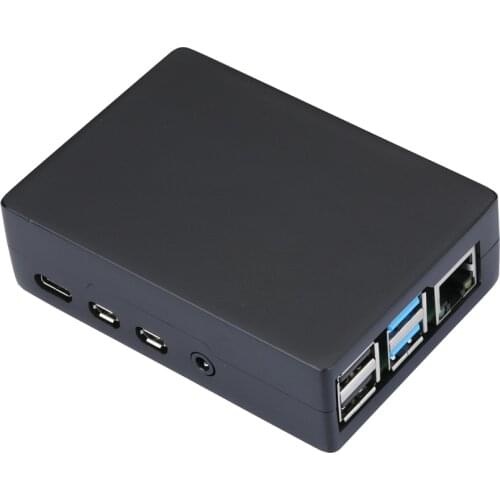 Raspberry Pi 4 Model B Aluminum Black Silver Case RPI 4B Metal Enclosure Silver Box