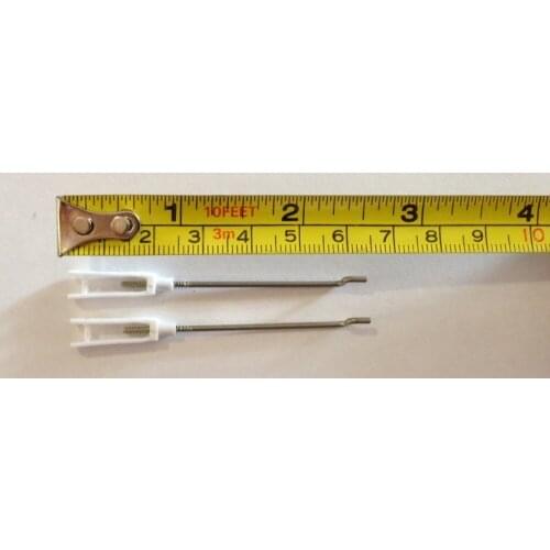 Lanyu RC PLANE PARTS push rob and clip for aileron 747-3 and 747-4 ( about 6.5cm) 2 pcs