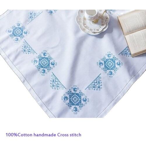 HOT Lace cotton handmade Cross stitch table place mat pad Cloth placemat cup mug wedding coaster Christmas party doily kitchen