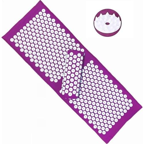 Acupuncture Massage Pad Yoga Acupressure Mat Point Cushion Relax Muscle Lotus Thorn Relieve Body Stress Pain Spike Pillow
