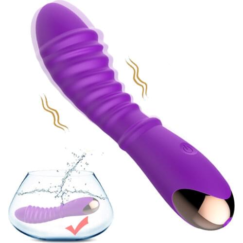 Modes G-Spot Dildo Vibrator Soft Silicone Waterproof Massager Female Vagina Clitoris Stimulato Masturbator Sex Toys For Woman