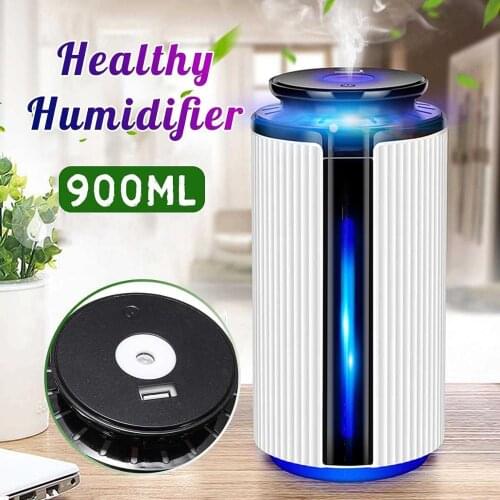 900ML Home Air aromatherapy Humidifier Ultrasonic USB aroma diffuser Essential Oil 7 Color LED Night light mist maker Purifier
