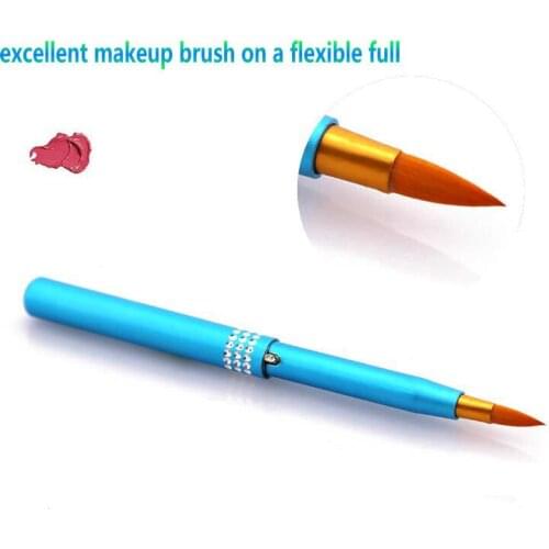 1 Pcs Makeup Mini Lip Brush Lipstick Gloss Wands Applicator Make Up Must-Have Cosmetic Tools