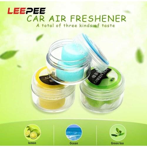 2Pcs/Set Car Air Freshener Perfume Diffusion Oil Fragnace Pad Auto Perfume Replacement Solid Pill Fragnace for Car Vent Clip