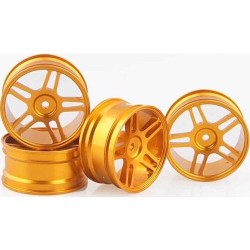 4PCS 1:10 Aluminum Alloy Wheel Hub 94122 94123 Universal Metal Wheel Hub for D4 D3 HPI RC Cars Spare Parts