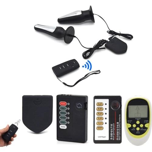 Electric Shock Anal Plug Electro Shock Sex Toys For Couples Extreme Electro Butt Plug Medical Themed Sex Toys,BDSM Masturbator