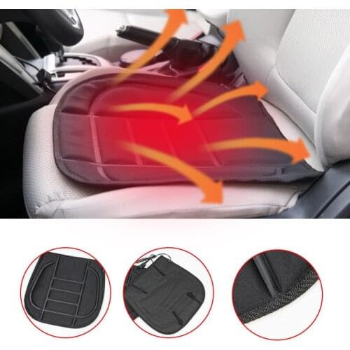 In 1 Fast Heated & Adjustable Black Car Electric Heated Seat Car Styling Autumn Winter Pad Cushions Auto Covers