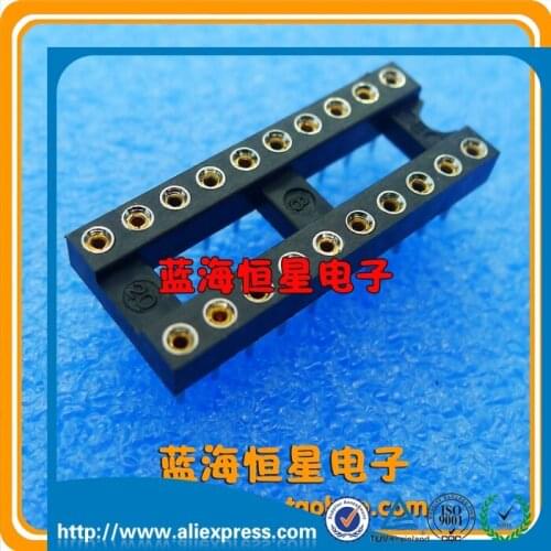 20P round hole IC block 20P round hole chip holder DIP-20 socket DIP20