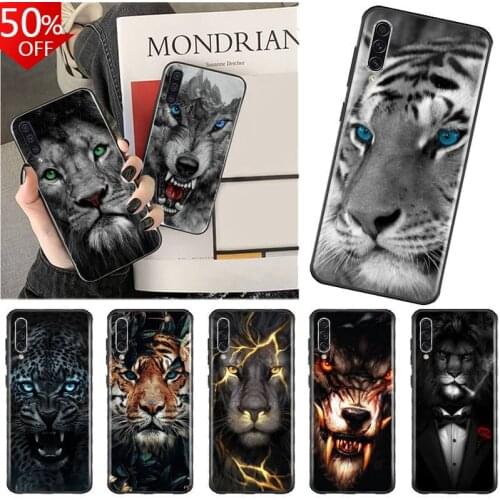 Animal Cool Wolf Tiger Lion Phone Case For Samsung Galaxy A 3 6 7 8 10 21 01 11 31 91 10S 20S 30S 50S PLUS