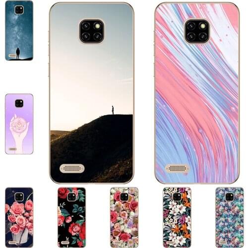 I am alone Phone Case For Ulefone Note 7 7P 2019 / 7T 2021 Bag Fashion Luxury Color Cartoon Printed Paint Mobile