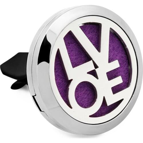 Dropshipping Stainless Steel Dream Catcher Tree Car Accessories Essential Oil Car Clips Locket Aromatherapy Diffuser Pendants