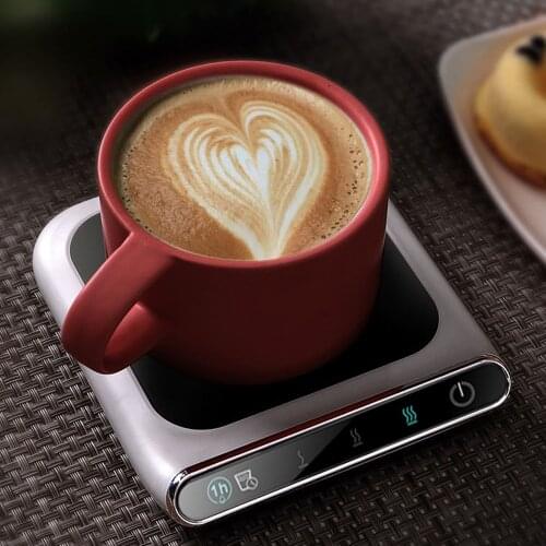 Electric USB Coffe Warmer Cup Tea Milk Heater Pad Mug Heater Warmer Thermostat Coaster Tea Beverage Warmer Mat
