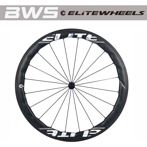 ELITEWHEELS BWS Road Carbon Wheelset 50mm Depth 27mm Width Bicycle Wheels DT SWISS 240s Ratchet EXP System 20-24H Bike Cycling