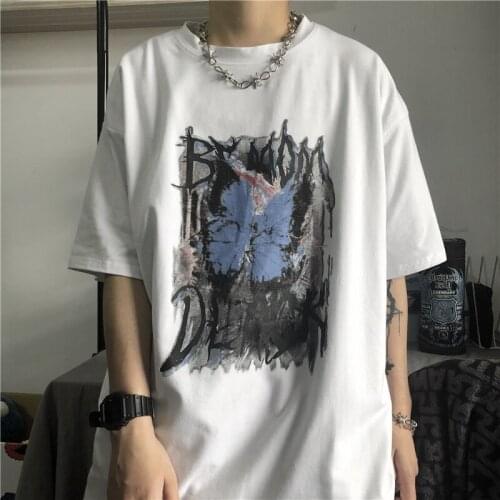 Cheap wholesale 2021 women fashion clothing New Summer Hot selling goth woman tshirts lady beautiful nice graphic tee Ay2215