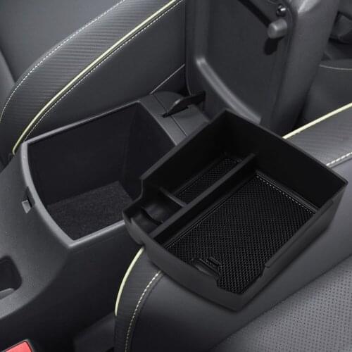 Car Armrest Storage Box Cover Center Console trays For Hyundai KONA 2017 2018 accessories