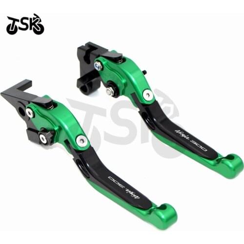 Logo(Ninja300) For Kawasaki Ninja 300R Ninja 300 2013-2016 2014 2015 CNC Motorcycle Foldable Extendable Brake Clutch Levers