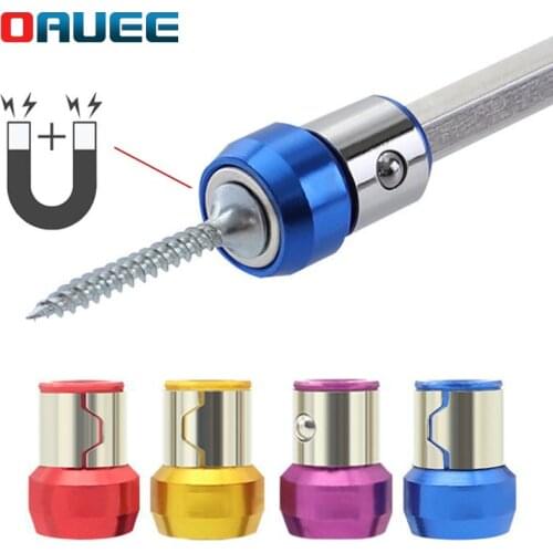 Magnetic Bit Holder Alloy Electric Magnetic Ring Screwdriver Bit Anti-Corrosion Strong Magnetizer for Phillip Drill Bit Magnetic