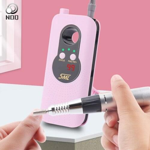 Portable Nail Drill Machine 35000rpm Manicure Apparatus Machine Electric Nail File Rechargeable Remover Nail Polisher Set Tools
