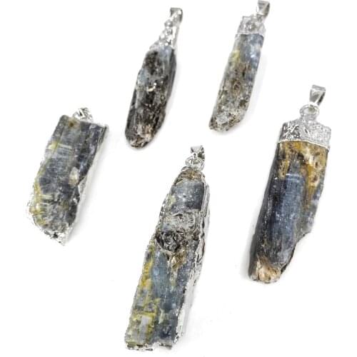 Natural Stone Trendy Agates Pendants Necklace suspension Pendant for Jewelry Making DIY Necklace Accessorie Size 11X55mm