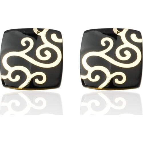 Promotion Fashion Cufflinks mens Golden Auspicious clouds cufflinks fashion cufflink cuff link wholesale Free Shipping