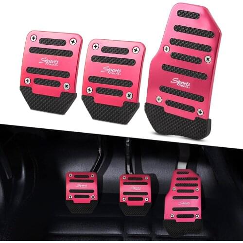 Universal Manual Non-Slip Car Pedal Cover for BMW E46 E60 Ford focus 2 Kuga Mazda 3 cx-5 VW Polo Golf 4 5 6 Jetta Passat