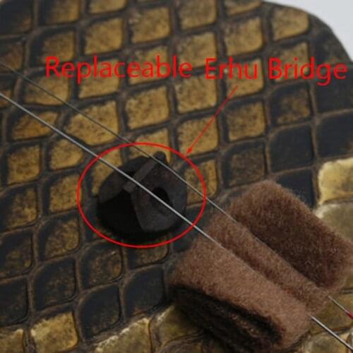 Replaceable Erhu Bridge Chinese Traditional Vilon Erhu Accessories Stringed Instruments Parts