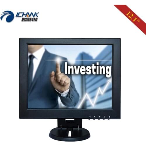 ZB120JC-271R/12.1" inch 800x600 4:3 VGA USB Industrial Medical POS PC Machine 4 Wires Resistive Touch LCD Screen Display Monitor