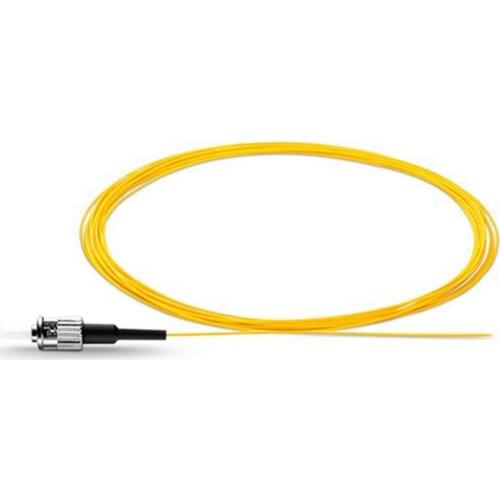 100PCS ST Fiber Optical Pigtail ST Connector 9/125um 0.9mm PVC Cable 1.5 Meters