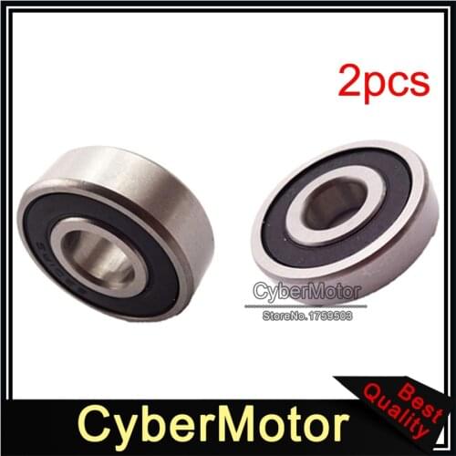 2x Rubber Sealed Ball Bearing 6202 RS For Pit Dirt Trail Motor Bike Motorcycle Motocross SDG Wheel 15mm Axle
