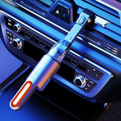 6000Pa Car Vacuum Cleaner Wireless Mini Handheld Vacuum Cleaner W LED Light for Car Home Clean Portable Vaccum Cleaner Strong