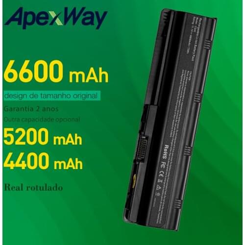 Apexway Laptop Battery For HP Pavilion DM4 DM4T DV3 Dv7-2100 G4 G6 G7 G62 G62T G72 MU06 HSTNN-UBOW for Presario CQ42 CQ56 CQ62