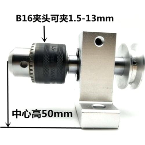 Woodworking machinery accessories drive bearing seat spindle lathe small table saw spindle DIY cutting spindle saw shaft
