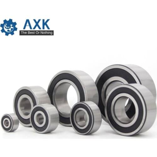 Free shipping ( 1 PC ) 3008 3009 3010 3011 3012 3013 3014 3015 -2RS Double Row Angular Contact Ball Bearings