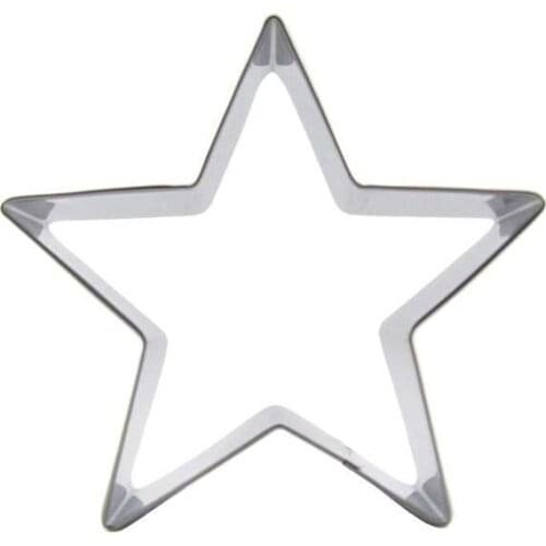 Big Five-pointed Star Figure Shape Cake Cookie Biscuit Baking Molds Mousse Cake Decorating Fondant Cutters Tools Cookie Printing