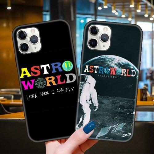 Phone Case For Apple IPhone 12 Mini 11 Pro XS MAX XR X 8 7 6 Plus 2020 Black Cover Coque 3D Hoesjes Travis Scotts Astroworld