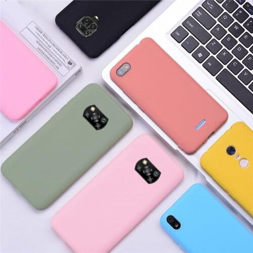 For Xiaomi Poco X3 NFC Case Fashion Soft Fashion Case for Poco X3 NFC POCOX3 Back Cover Matte Coque on Poco X 3 NFC 2020 Case