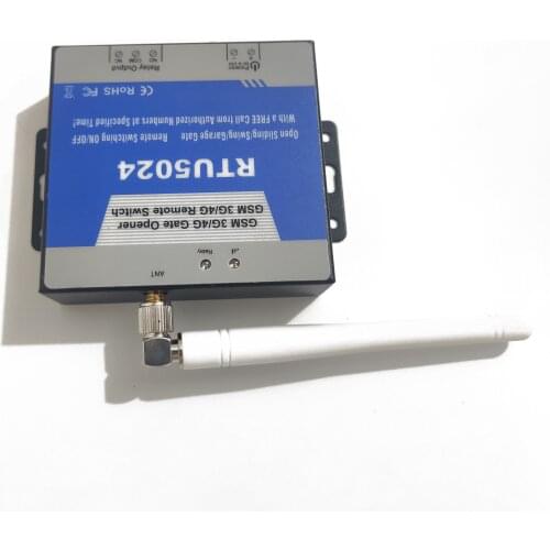 GSM Door Gate Opener Relay Switch RTU5024 Remote Access Control with 3 Meters Antenna Wireless Door Opener By Free Call Support
