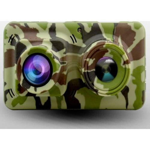 1080P Dual Lens Camouflage Infrared Night Vision Camera with 4.5" LTPS TFT LCD & HDMI & G- Sensor & Motion Detection Supported