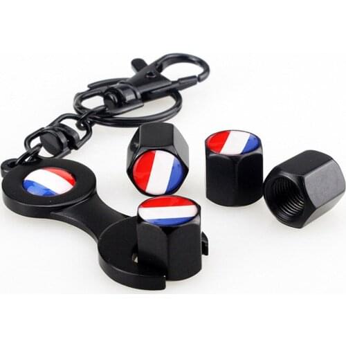 Wrench Keychain Caps For Honda Accord Civic CRV HRV JAZZ Anti-theft And Dustproof Moto Bicycle Valve Caps Wheel Tires Parts