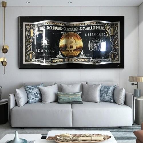Monopoly Dollar Art Canvas Poster And Prints Creative Money 100 Dollars Picture Wall Decor Painting For Liviung Room