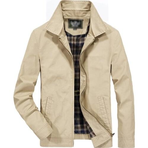 2020 New spring Fashion cotton jacket business men Solid color outfit long sleeve outfit for man 3 colors outwear clothing tops