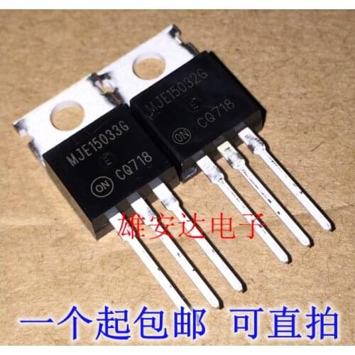 Xinyuan 10pcs/lot 5pairs (5psc MJE15033G + 5pcs/lot MJE15032G ) TO-220 MJE15033 MJE15032 TO220