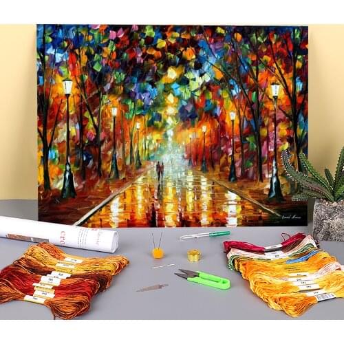 Farewell To Anger Pre-Printed 11CT Cross-Stitch DIY Embroidery Complete Kit DMC Threads Knitting Handicraft Hobby Gift