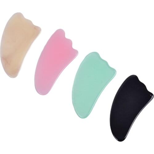 Massager Scrape Natural Resin GuaSha Massage Scraping For Therapy Acupoint Acupressure Body Face Neck Beeswax Guasha Scraper