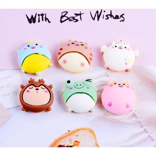 10pcs/lot Resin Animal Colorful Charm flatback Charm For DIY Hair Bow Scrapbooking Decoration Craft Charm