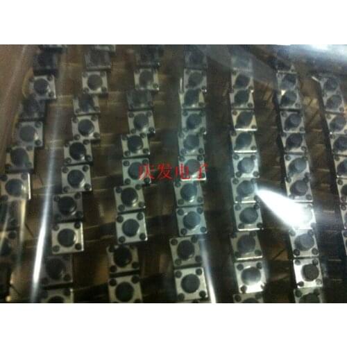 Original new 100% two feet in the middle of the switch 6*6*5mm touch button switch micro 6x6x5 copper foot row with 2 feet