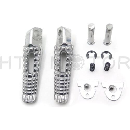 Foot pegs For Suzuki GSX-R GSXR 600 750 1000 2000-2011 Motorcycle Rear Footrest Aftermarket Free Shipping Motorcycle Parts SILVE
