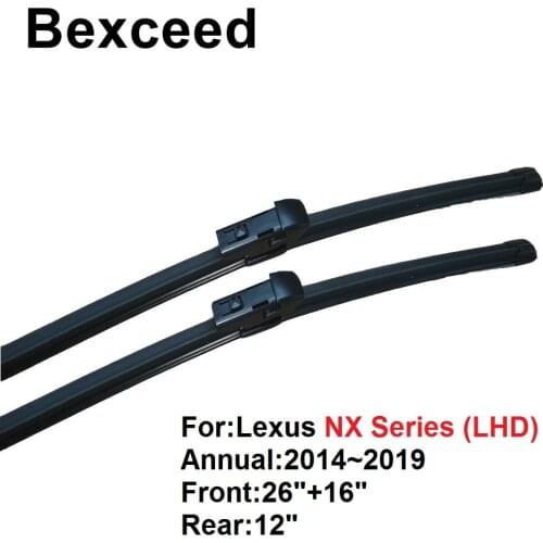 Wiper Blade For Lexus NX Series NX200 NX200t NX300h Bexceed of Car Windshield Windscreen 2014 2015 2016 2017 2018 2019